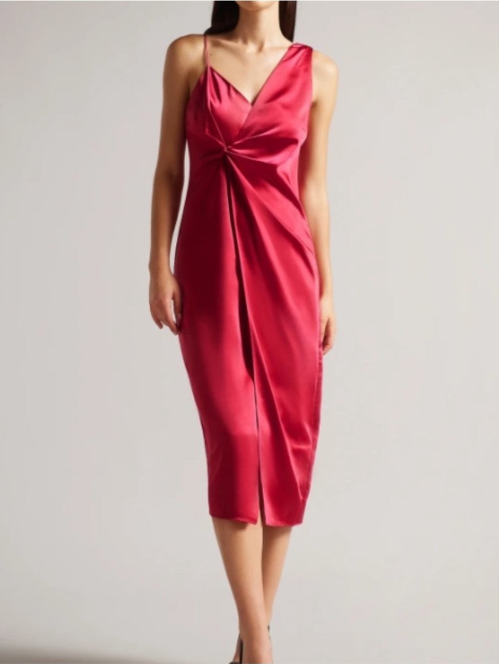 Ted Baker Odellia Asymmetric Waist detail SlipDress Dress